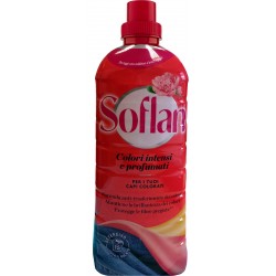 Soflan detersivo liquido capi colorati, formula anti-transferimento colori, colori intensi 900 ml.