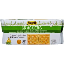 Crich crackers con olio extra vergine di oliva e rosmarino gr.250