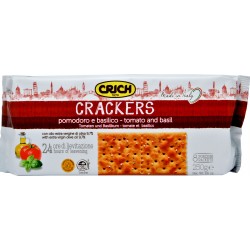 Crich crackers con olio extra vergine di oliva pomodoro e basilico gr.250