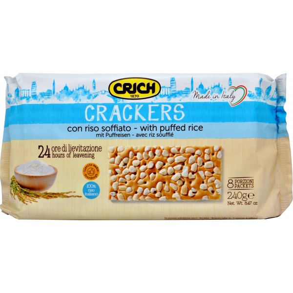 crich crackers c/riso soffiato gr240