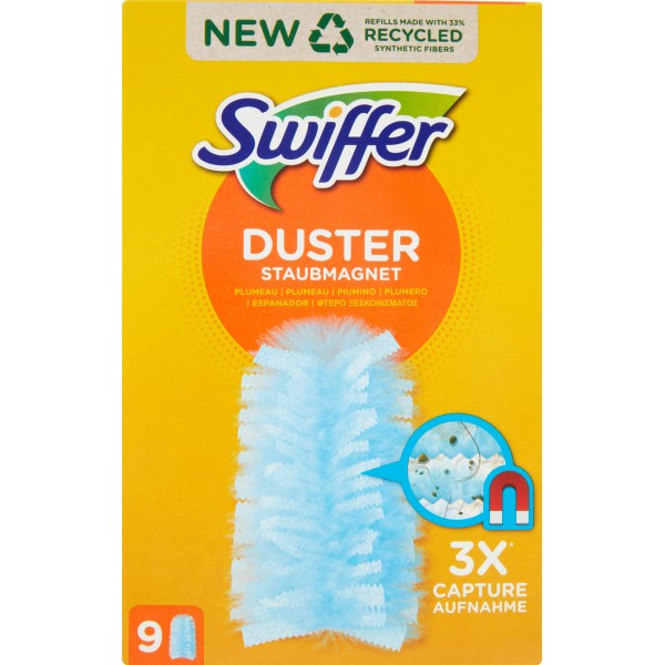 Swiffer Duster Cattura Polvere - Ricarica 9 Piumini per spolverare Swiffer Duster Cattura Polvere - Ricarica 9 Piumini per spolverare