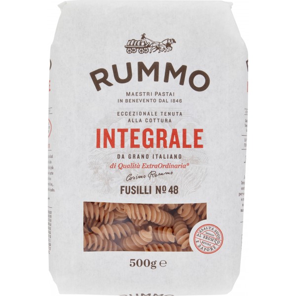 rummo pasta fusilli integr.n.48 gr.500