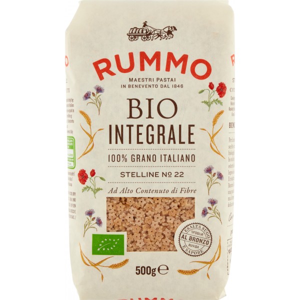 Rummo pasta Bio Integrale Stelline N° 22 500 gr.