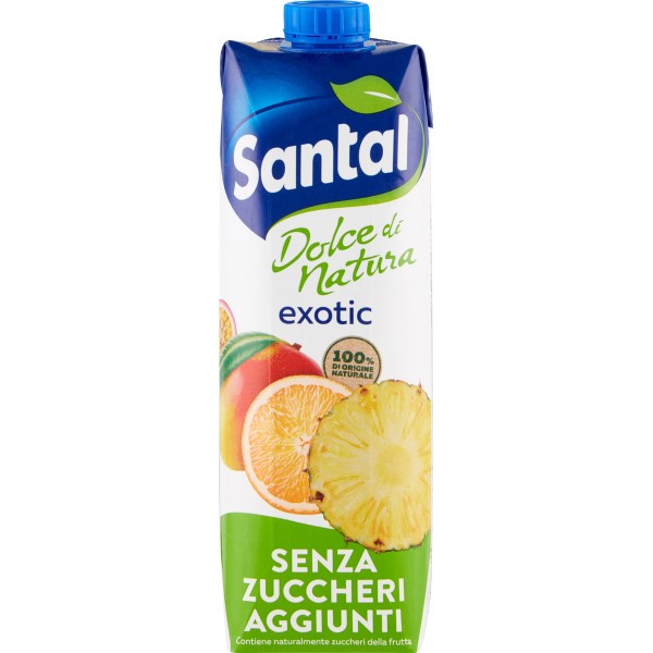 Santàl Dolce di Natura exotic Senza Zuccheri Aggiunti 1000 ml. Santàl Dolce di Natura exotic Senza Zuccheri Aggiunti 1000 ml.