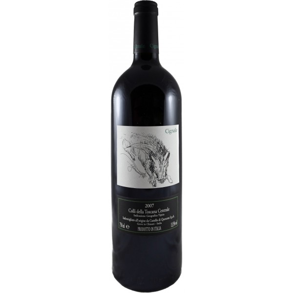 Castello querceto vino dei colli toscani cignale cl.75