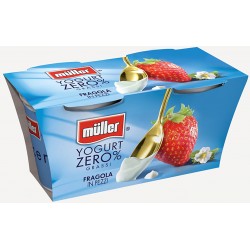 Muller yogurt 0% fragola gr.125x2