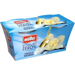 Muller yogurt 0% vaniglia naturale gr.125x2