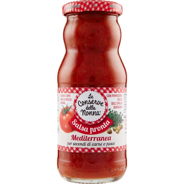 Le conserve della nonna Salsa pronta Mediterranea 350 gr.