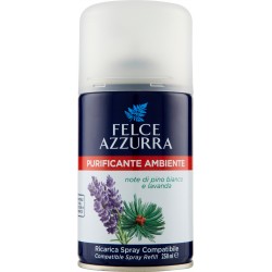 Felce Azzurra Purificante Ambiente Ricarica Spray Compatibile note di pino bianco e lavanda 250 ml.