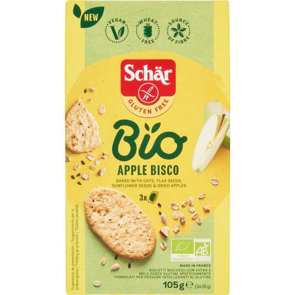 Schär Bio Apple Bisco 3 x 35 gr. Schär Bio Apple Bisco 3 x 35 gr.