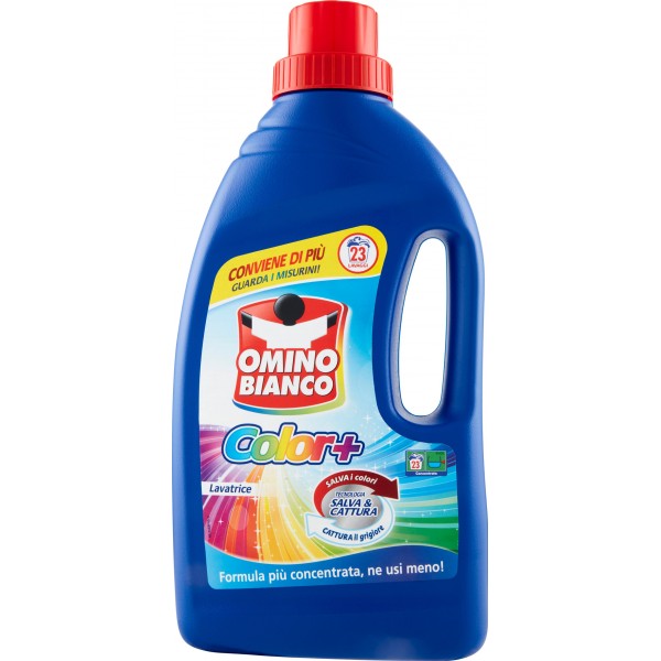 Omino Bianco - Detersivo Lavatrice Liquido Color+, 23 Lavaggi, 1150 ml. Omino Bianco - Detersivo Lavatrice Liquido Color+, 23 Lavaggi, 1150 ml.