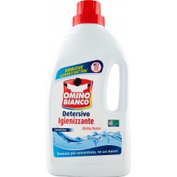 Omino Bianco - Detersivo Lavatrice Liquido Igienizzante, 23 Lavaggi, 1150ml.