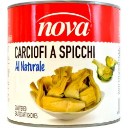 Nova carciofi a spicchi al naturale kg.2.65