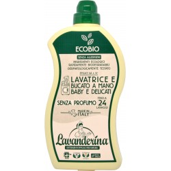 Lavanderina lavatrice baby capi delicati 24 lavaggi bio ml.960