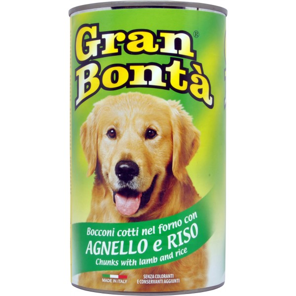 Gran Bontà Bocconi cotti nel forno con Agnello e Riso 400 g Gran Bontà Bocconi cotti nel forno con Agnello e Riso 400 g