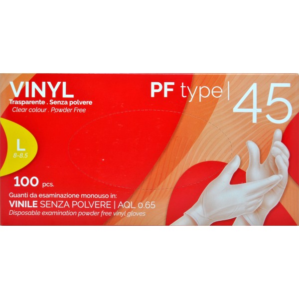 Rays guanti vinile mis. L x100
