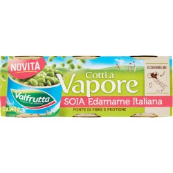 Valfrutta Cotti a Vapore Soia Edamame Italiana 3 x 140 g