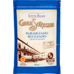 Gran Soresina Parmigiano Reggiano DOP Grattugiato 80 g