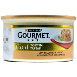 Gourmet gold tortini tacchino e spinaci gr.85