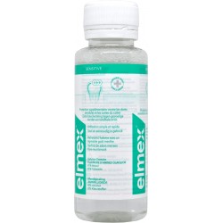 Elmex collutorio Sensitive, protezione extra dai denti sensibili e dalla carie radicolare, 100 ml