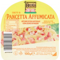 Becher cubetti di pancetta affumicata gr.100