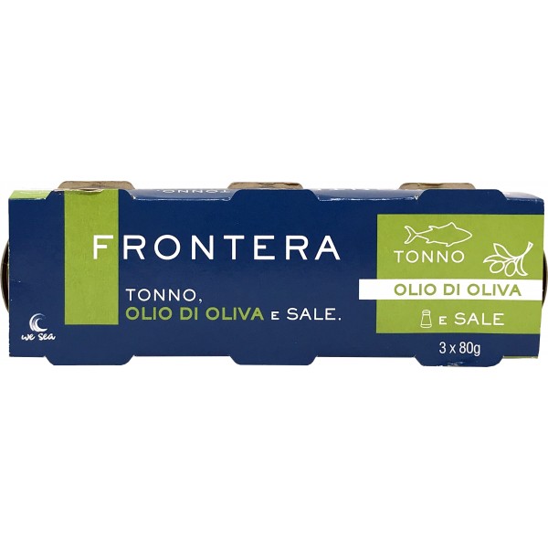 Frontera tonno in olio di oliva gr.80x3
