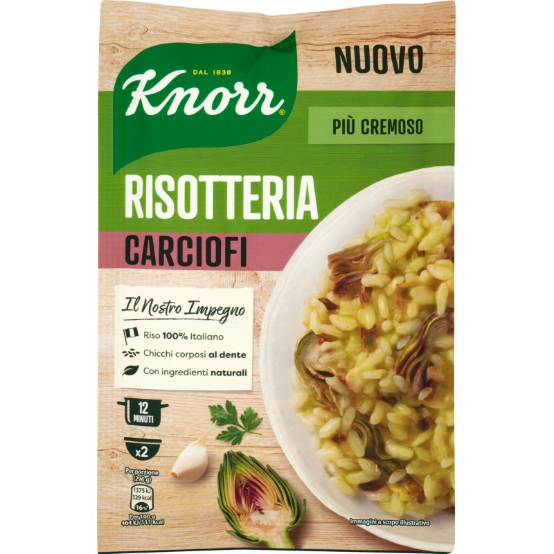 knorr risotto carciofi gr.175 new
