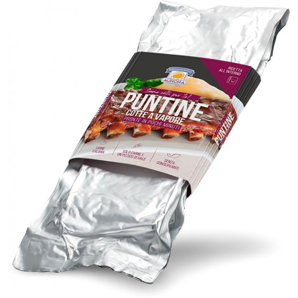 Salumificio Aurora puntine di suino cotte a vapore gr.500 circa