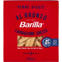 Barilla Pasta Al Bronzo Penne Rigate 100% Grano Italiano 400g