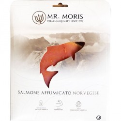 Salmone dei fiordi norvegesi affumicato preaffettato gr.100 - Mr. Moris
