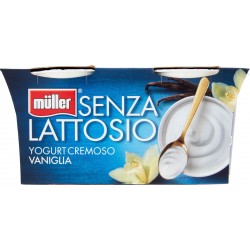 Müller Senza Lattosio Yogurt Cremoso Vaniglia 2 x 125 g