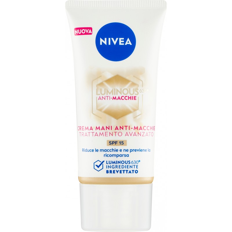 Nivea Luminous630 Anti-Macchie Crema Mani Anti-Macchie Trattamento Avanzato SPF 15 50 ml