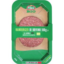 Fileni Bio Hamburger di Bovino 0,180 kg