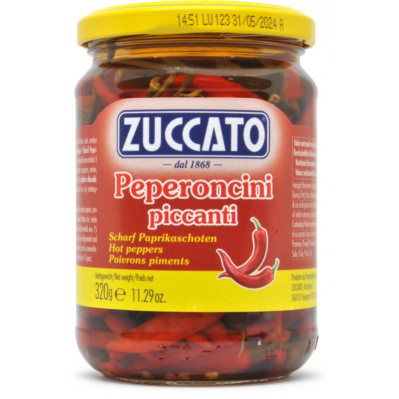 Zuccato peperoncini piccanti gr.320