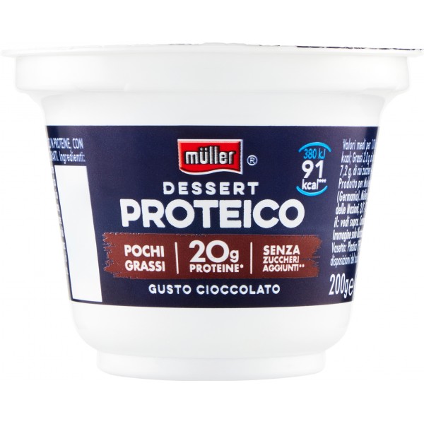 muller dessert proteico cioccolato gr200