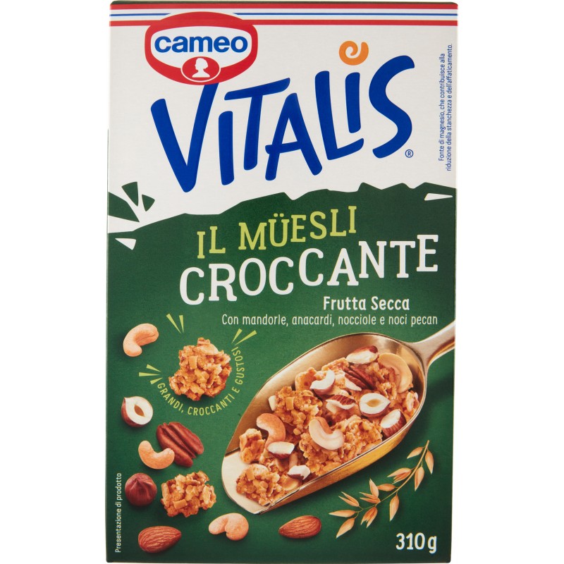 cameo vitalis muesli frutta secca gr310