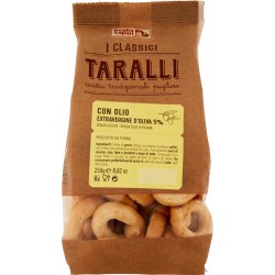 Puglia Sapori I Classici Taralli con Olio Extravergine d'Oliva 5% 250 g