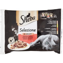 Sheba Selezione in Gravy Selezione Gustosa 4 x 85 g