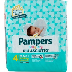 Pampers Baby-dry 4 Maxi 18 pz