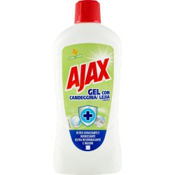 Ajax detersivo pavimenti gel con candeggina e limone 1 L