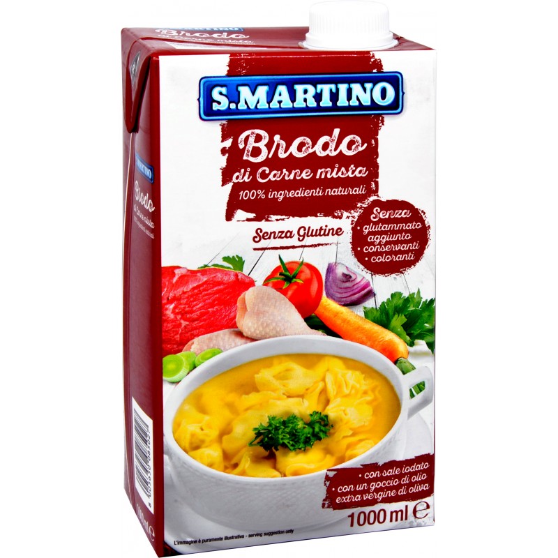 S.Martino brodo pronto di carne mista lt.1 S.Martino brodo pronto di carne mista lt.1