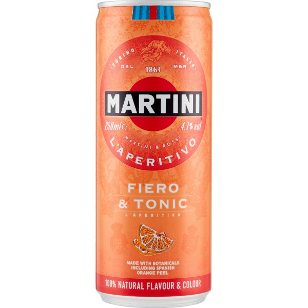 martini fiero e tonic cl.25 4,7%