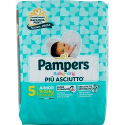 Pampers Baby-dry 5 Junior 16 pz
