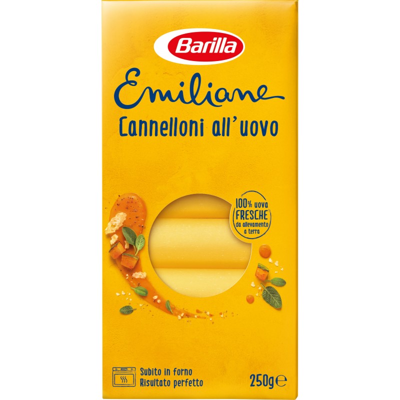 Barilla Emiliane Cannelloni all'uovo gr.250