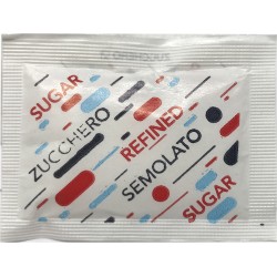 Zucchero Semolato Bianco 100% Italiano in Bustine Monodose