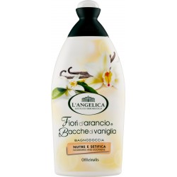 L'Angelica Officinalis Fiori d'arancio e Bacche di vaniglia Bagnodoccia Nutre e Setifica 450 ml