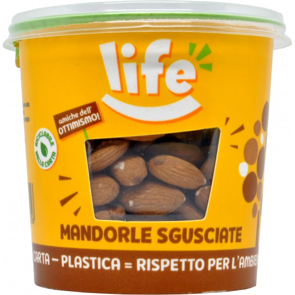 Life mandorle sgusciate bicchiere gr.140