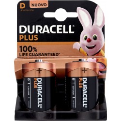 Duracell Plus D Batterie Torcia Alcaline 1.5V LR20 MN1300 confezione da 2 Pile Duracell