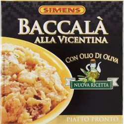 Simens Baccalà alla Vicentina con Olio di Oliva 160 g
