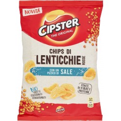 saiwa Cipster The Original Chips di Lenticchie Rosse al Sale - 80g
